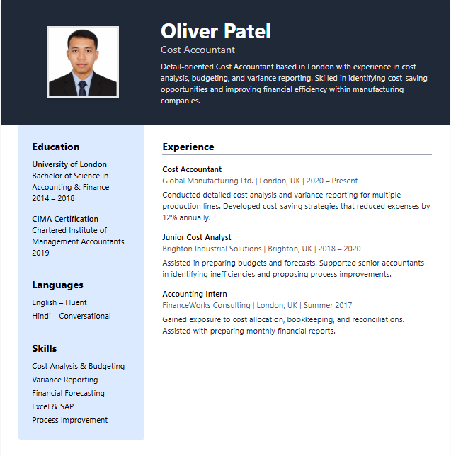 Accountant Template 3