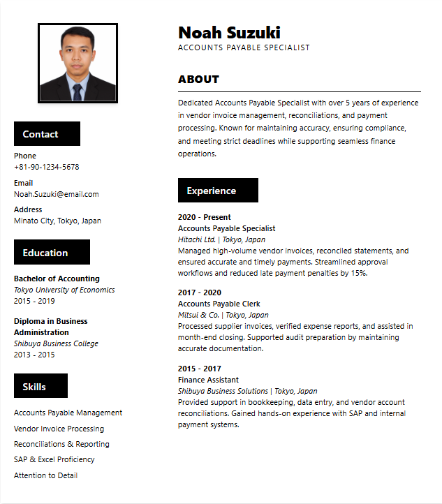 Accountant Template 7